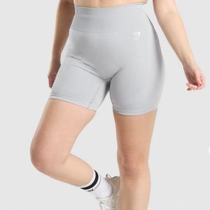 Gymshark Vital Seamless 2.0 Shorts in Light Grey Marl